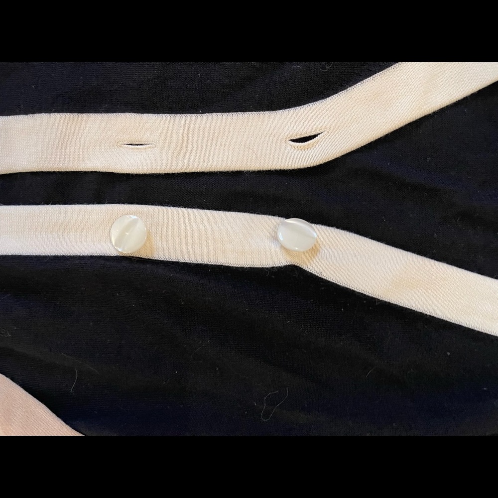 St.John Colorblock Button Front Cardigan - image 5